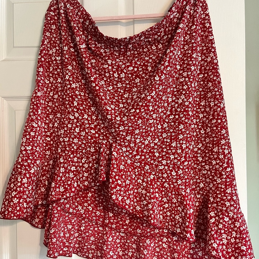SHEIN ruffle skirt